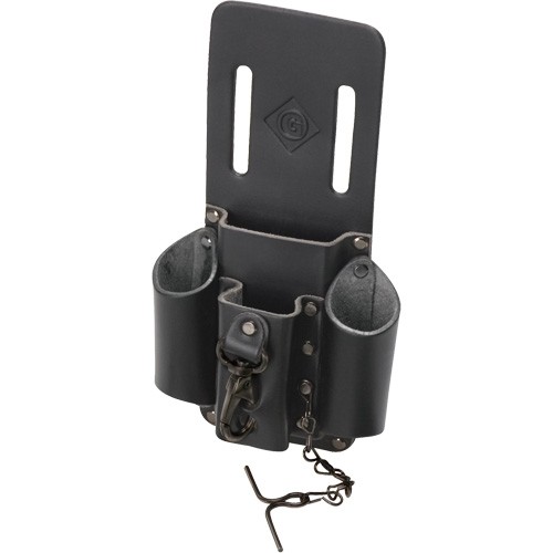 Poche pour ceinture porte-outils, Porte-outil multiple, Cuir, 4 Poches D. Morneault & Fils