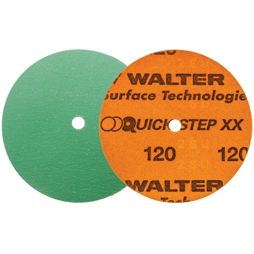 Quick-Step XX Sanding Disc, 5" Dia., 120 Grit, Ceramic D. Morneault & Fils