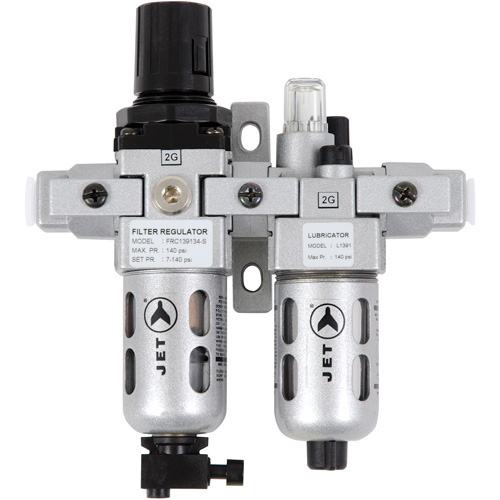 AFRLCM14 2-Piece Miniature Air Filter, Regulator & Lubricator, 1/4" NPT D. Morneault & Fils