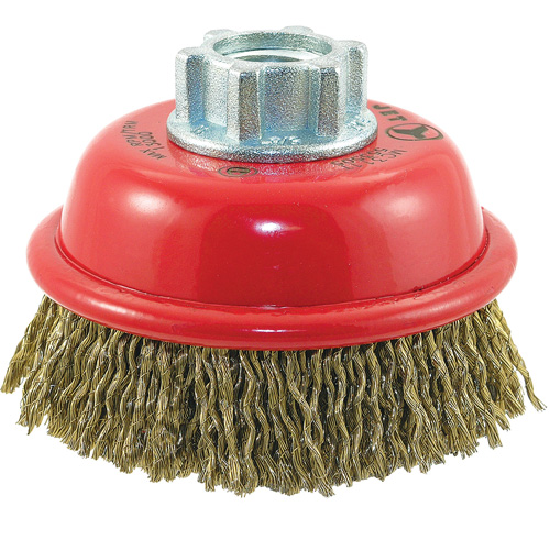 MAXI-CRIMPED Premium Crimped Wire Cup Brush D. Morneault & Fils