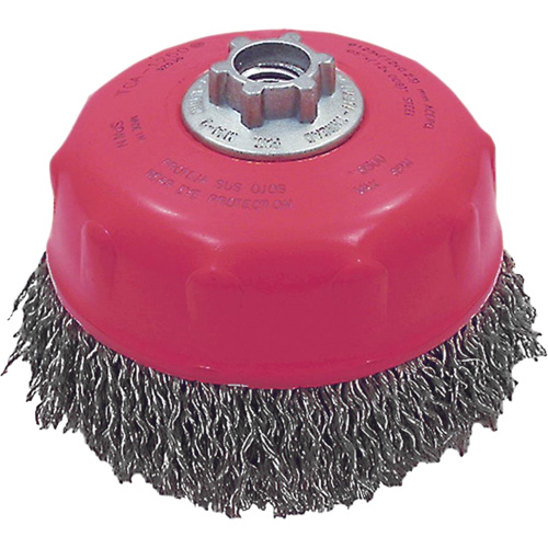 Brosse-boisseau &agrave; fils ondul&eacute;s MAXI-CRIMPED de premi&egrave;re qualit&eacute; D. Morneault & Fils