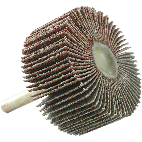 Mounted Flapwheel, 60 Grit, 2" x 1" x 1/4" D. Morneault & Fils