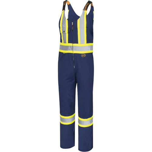 6615 Safety Overalls, Poly-Cotton, 46, Navy Blue D. Morneault & Fils