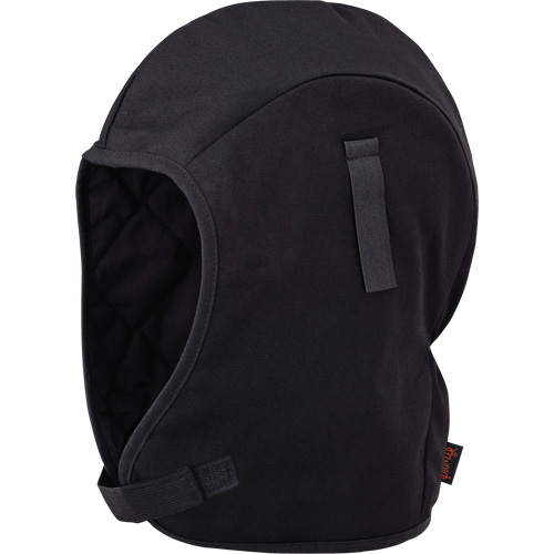 564A Flame Resistant Quilted Hardhat Liner, Black, Cotton D. Morneault & Fils