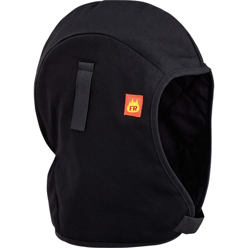 564A Flame Resistant Quilted Hardhat Liner, Black, Cotton D. Morneault & Fils