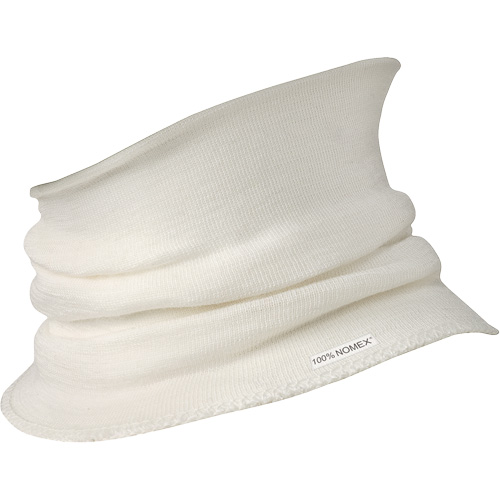 C207 Neck Warmer & Wind Guard, White, Nomex&reg; D. Morneault & Fils