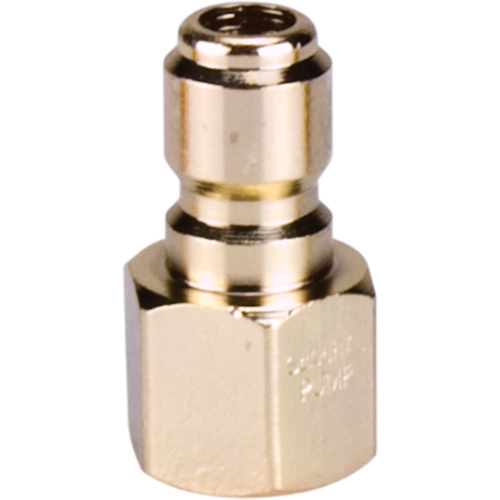 3/8" Female Plated Steel Quick Disconnect Plug D. Morneault & Fils