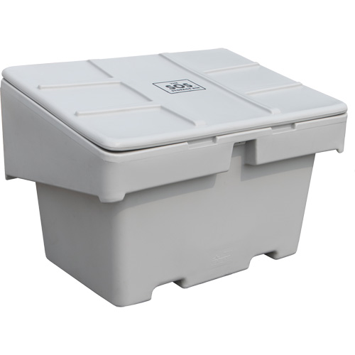 Salt Sand Container SOS, 48" x 33" x 34", 18.5 cu. Ft., Grey D. Morneault & Fils