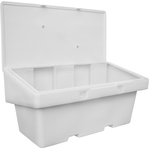 Salt Sand Container SOS, With Hasp, 72" x 36" x 36", 36 cu. Ft., Grey D. Morneault & Fils