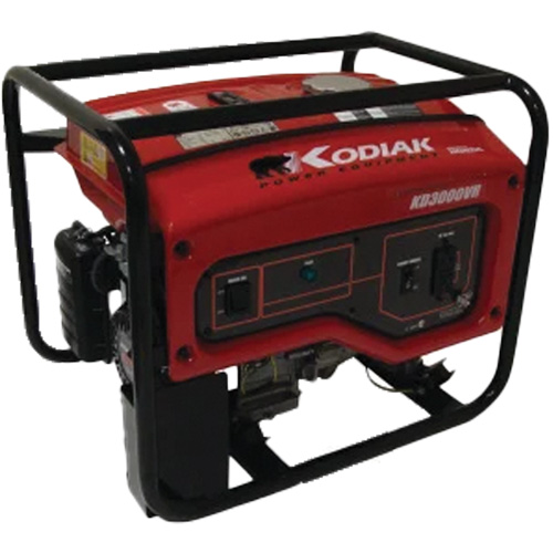 Kodiak KD3000VR Portable Generator, 2400 W Rated, 120 V, 16 L Tank D. Morneault & Fils