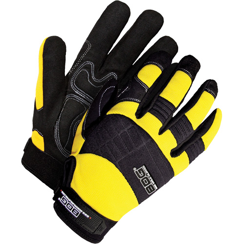 Gants performants &agrave; usage intensif avec paumes coussin&eacute;es, Paume Synth&eacute;tique, Taille T-Grand D. Morneault & Fils
