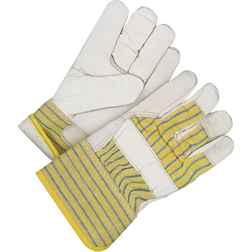 Classic Fitter Gloves, One Size, Grain Cowhide Palm, Cotton Fleece Inner Lining D. Morneault & Fils