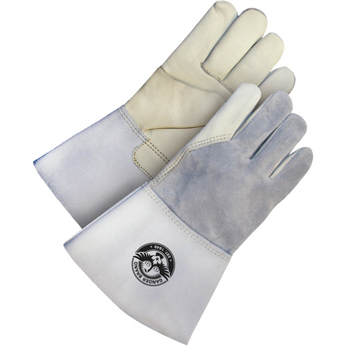 Gander Brand Utility Grain Leather Welder Gloves, Grain Cowhide, Size Large D. Morneault & Fils