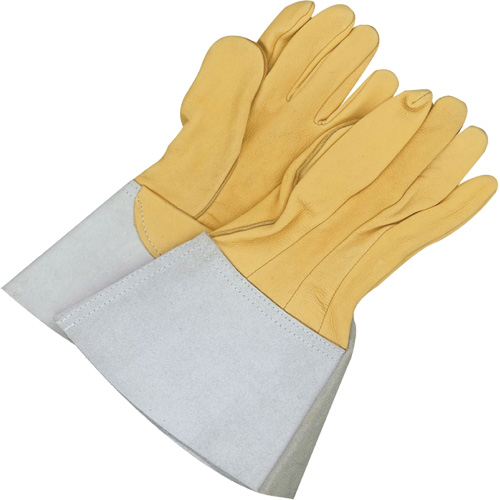 Gander Brand Reverse Grain TIG Welder Gloves, Grain Deerskin, Size 10 D. Morneault & Fils