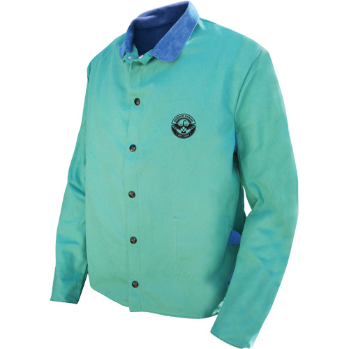 Gander Brand Banox&reg; FR Full Jacket, Cotton/Leather, 2X-Large, Green D. Morneault & Fils