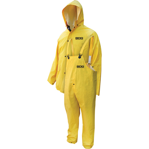 V&ecirc;tements imperm&eacute;ables ignifuges en trois morceaux Deny, T-Grand, Jaune D. Morneault & Fils