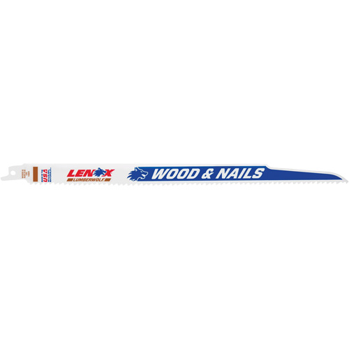 Lame de scie alternative, Bim&eacute;tal, 6 Dents par pouce, 12" lo x 3/4" la D. Morneault & Fils