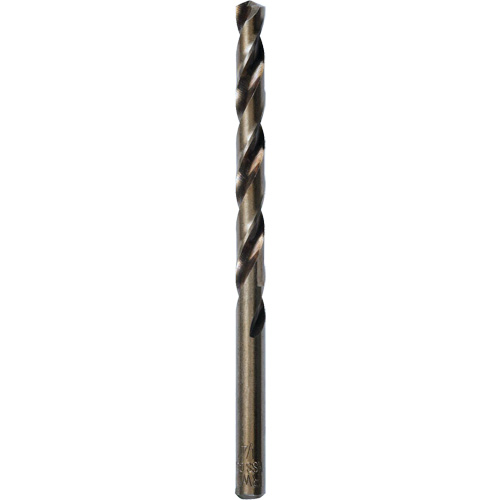 Heavy-Duty Jobber Drill Bit, High Speed Cobalt, 1/4", 4" L, 3" Flute, 135° Point Angle D. Morneault & Fils