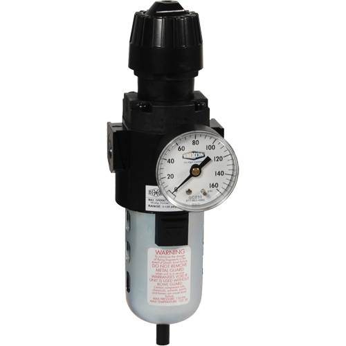 Wilkerson Compact Filter/Regulator, 1/2" NPT, 150 PSI Max. PSI, Standard D. Morneault & Fils