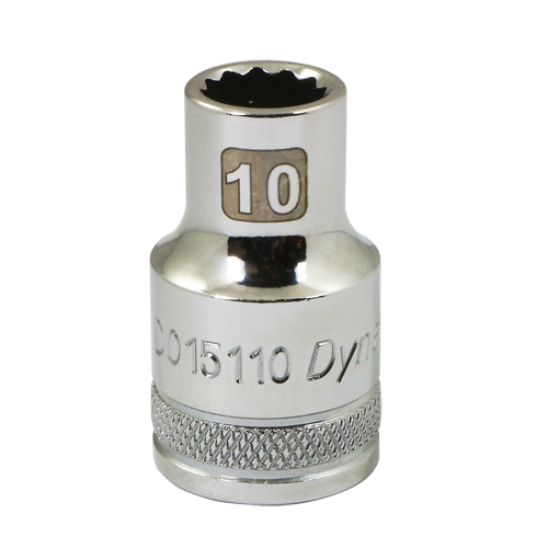 Metric Socket, 10 mm, 1/2" Drive, 12 Points D. Morneault & Fils