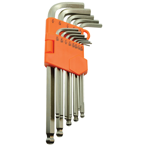 Ball End Hex Key Set, 13 Pcs., Imperial D. Morneault & Fils