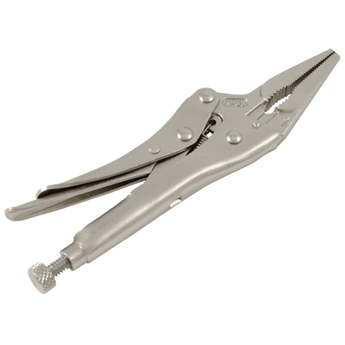 Locking Pliers, 6" Length, Long Nose D. Morneault & Fils