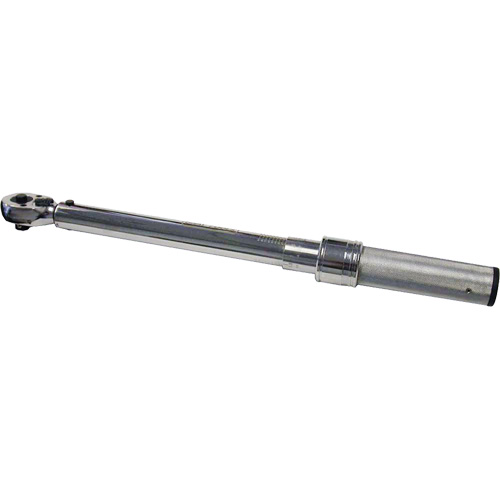 Micro-Adjustable Fixed-Head Torque Wrench, Click, 3/8" Square Drive, 10 - 100 ft-lbs. D. Morneault & Fils