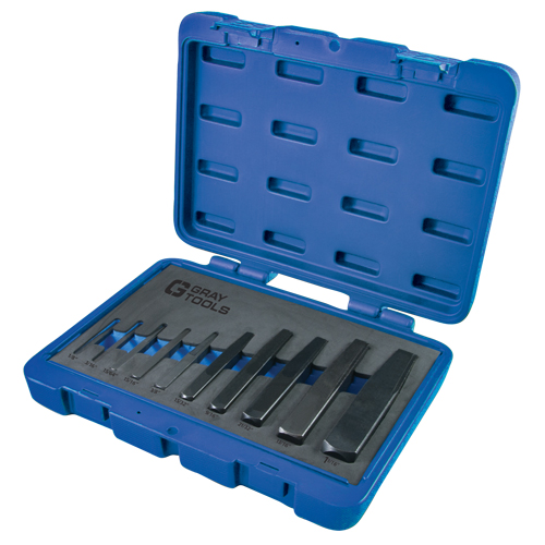 Screw Extractor Set, Carbide/Chromium Steel/High Speed Cobalt/High Speed Steel, 10 Pieces D. Morneault & Fils
