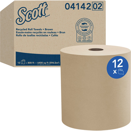 Scott&reg; Universal Hard Roll Towels, 1 Ply, Standard, 800' L D. Morneault & Fils