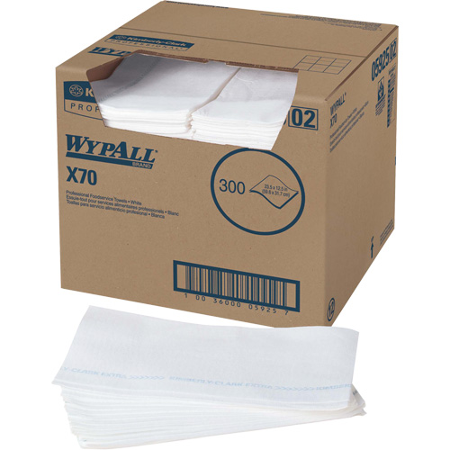 Essuie-tout X70 pour le service alimentaire, Sp&eacute;cialis&eacute;, 23-1/2" lo x 12-1/2" la D. Morneault & Fils
