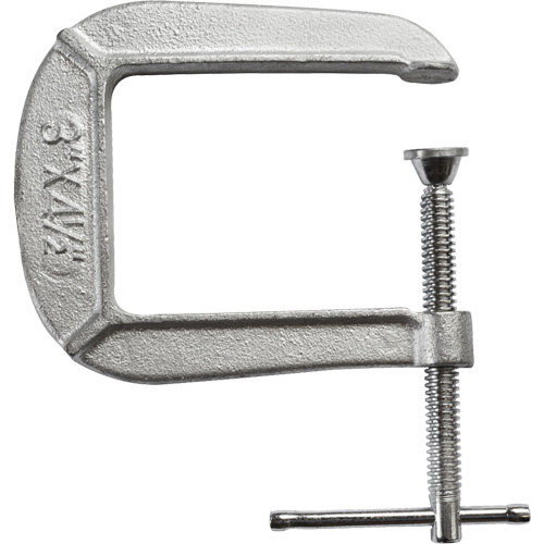 Serre-joint en C de s&eacute;rie l&eacute;g&egrave;re, Capacit&eacute; de 3" (76 mm), Profondeur de gorge de 4-1/2" (114 mm) D. Morneault & Fils