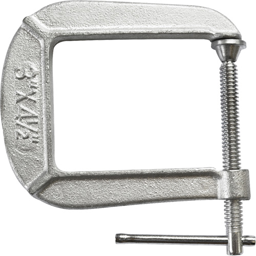 Serre-joint en C de s&eacute;rie l&eacute;g&egrave;re, Capacit&eacute; de 3" (76 mm), Profondeur de gorge de 4-1/2" (114 mm) D. Morneault & Fils