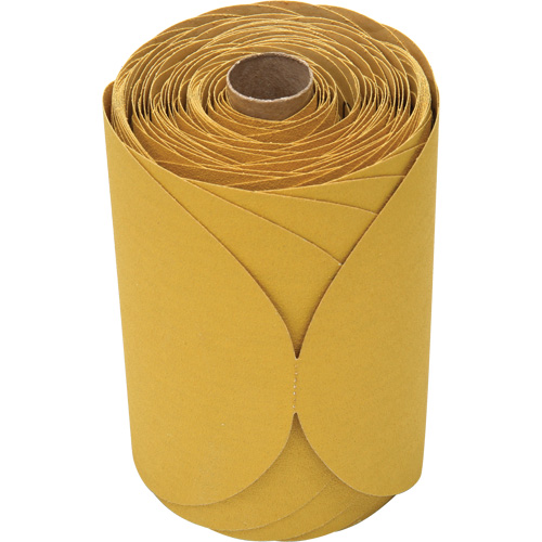 Disque dor&eacute; en rouleau Stikit, 6" dia., Grain 120, Oxyde d'aluminium D. Morneault & Fils