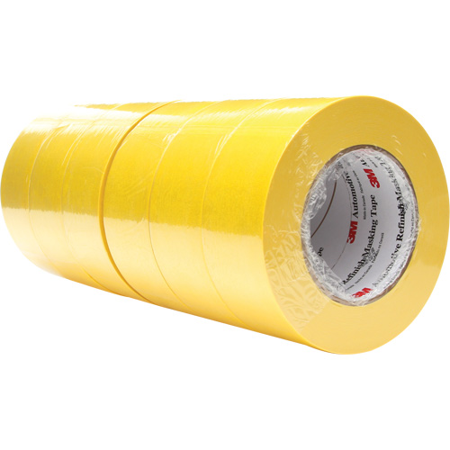 Ruban-cache de finition pour finition automobile 388N, 48 mm (2") x 55 m (180'), Jaune D. Morneault & Fils