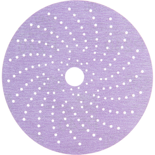 Disque de ponçage net mauve Hookit, dia 6", Grain P240, Oxyde d'aluminium, Poids C D. Morneault & Fils