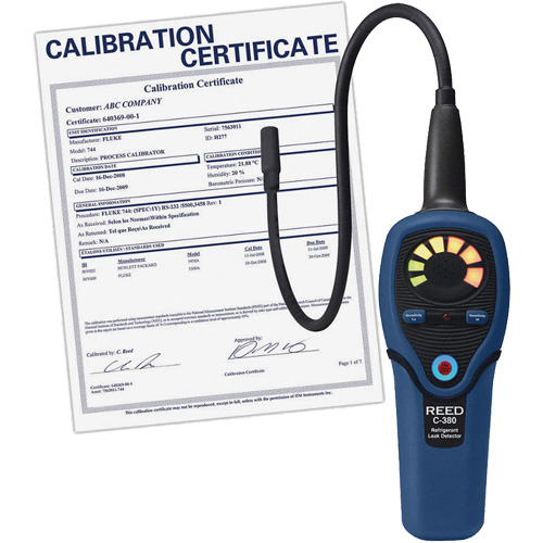 Refrigerant Leak Detector with Calibration Certificate D. Morneault & Fils