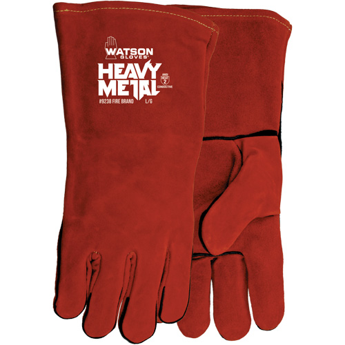 Gants de soudage Fire Brand, Cuir de vache refendu, Taille Taille unique D. Morneault & Fils