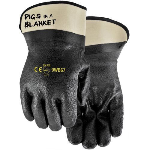 Gants enduits Pigs in a Blanket, Taille unique, R&ecirc;vetement Nitrile/PVC D. Morneault & Fils