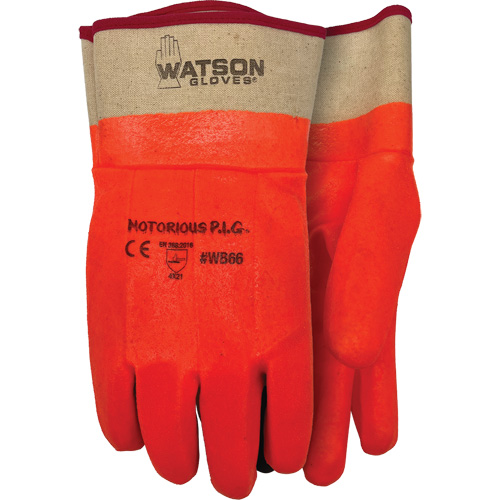 Notorious P.I.G. Gloves, One Size, Nitrile/PVC Coating, Jersey Shell D. Morneault & Fils
