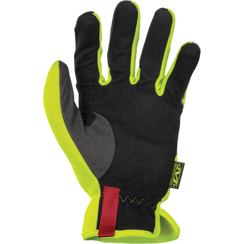 FastFit&reg; High-Visibility Work Gloves, Synthetic Palm, Size Medium/9 D. Morneault & Fils