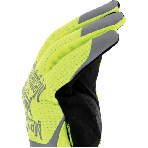FastFit&reg; High-Visibility Work Gloves, Synthetic Palm, Size Medium/9 D. Morneault & Fils