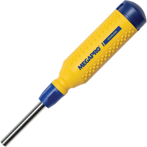 Tournevis multi embouts en acier inoxydable Original 15-en-1, 8-37/50" lo, Prise Textur&eacute; D. Morneault & Fils