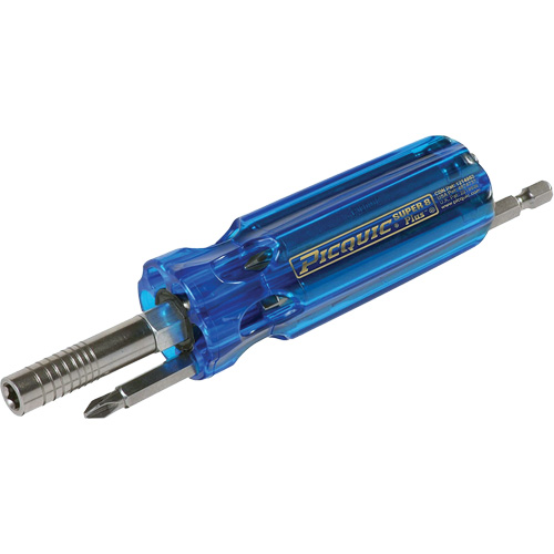 Tournevis multi embouts Super 8 Plus, Prise Plastique D. Morneault & Fils