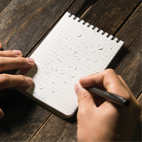 Pocket Top-Spiral Notebook, Soft Cover, Yellow, 100 Pages, 4" W x 6" L D. Morneault & Fils