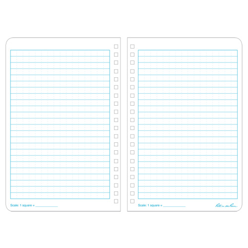 Carnet de notes de poche &agrave; spirale lat&eacute;rale, Couverture souple, Jaune, 64 Pages, 4-5/8" , 7"  D. Morneault & Fils