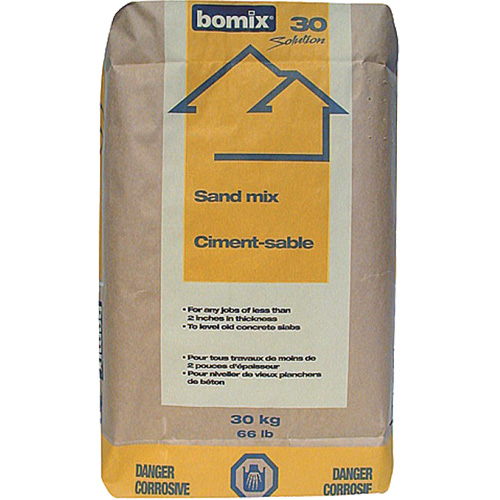 Ciment et m&eacute;lange de sable Portland, 66 lb (30 kg)/66 lb (30 kg) D. Morneault & Fils