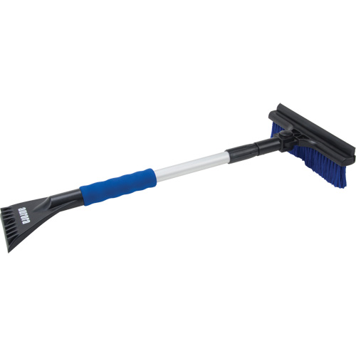 Brosse &agrave; neige t&eacute;lescopique, T&eacute;lescopique, lame Polypropyl&egrave;ne, 32-1/2" Longueur, Bleu D. Morneault & Fils