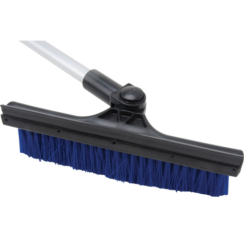 Brosse &agrave; neige t&eacute;lescopique, T&eacute;lescopique, lame Polypropyl&egrave;ne, 32-1/2" Longueur, Bleu D. Morneault & Fils