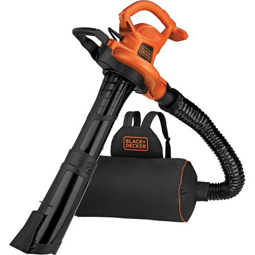 3-in-1 VacPack Leaf Blower/Vacuum/Mulcher, 250 MPH Output, Electric D. Morneault & Fils