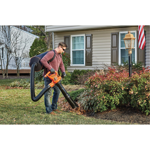 3-in-1 VacPack Leaf Blower/Vacuum/Mulcher, 250 MPH Output, Electric D. Morneault & Fils
